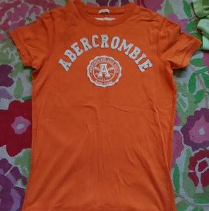 Abercrombie bold Orange men's t-shirt OBO